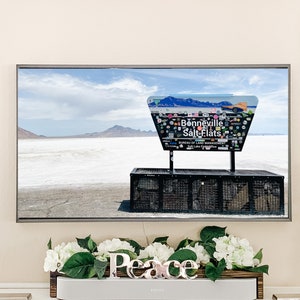 Frame Tv Artwork *Instant Download*  Bonneville Salt Flats Salt Lake City Utah