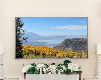 Frame TV Art *Instant Download* - Provo Utah Mt Timpanogos