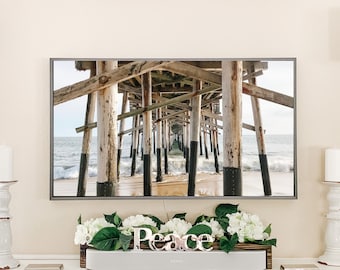 Frame Tv Artwork *Instant Download* Newport Beach Boardwalk