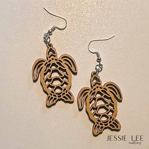 Sea Turtle Earring |Turtle Earrings | Tortoise Earrings | Turtle Jewelry | Beach Earrings | Animal Earrings | Summer Earrings