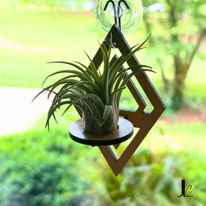 Geometric Air Plant Hanger: Diamond Tillandsia Holder