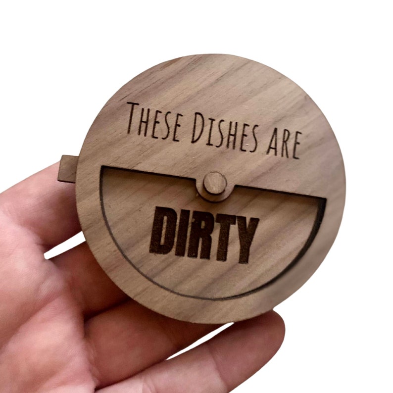 Spinning Dishwasher Clean Dirty Spin / Rotate Etsy