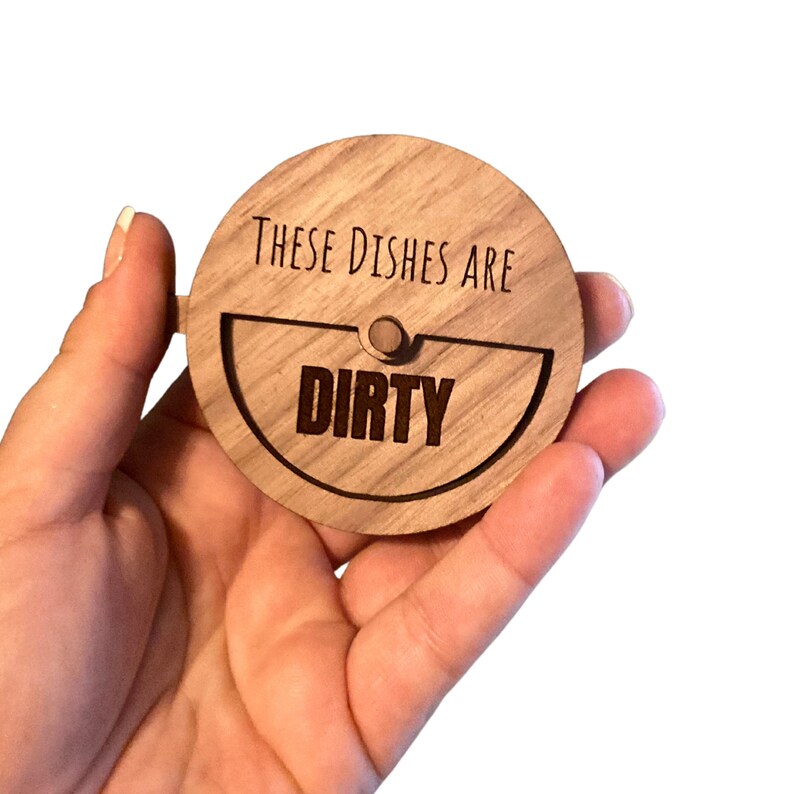 Spinning Dishwasher Clean Dirty Spin / Rotate Etsy