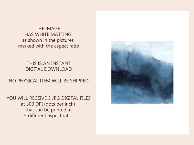 Minimalist Watercolor Painting Wall Art Print Minimalist Etsy