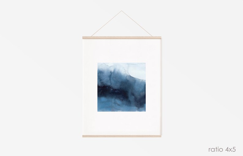 Minimalist Watercolor Painting Wall Art Print Minimalist Etsy