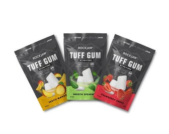 ROCKJAW® Jawline Gum - Tuff Gum 2.0 with Vitamins B3, B5, B6 & B12 (XL Pack)