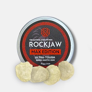 ROCKJAW®  | Hand-Picked Ultra-Tough Greek Mastic Gum | Re-Chewable | Max Edition