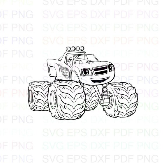 blaze-monster-machines-outline-svg-dxf-eps-pdf-png-cricut-etsy-uk