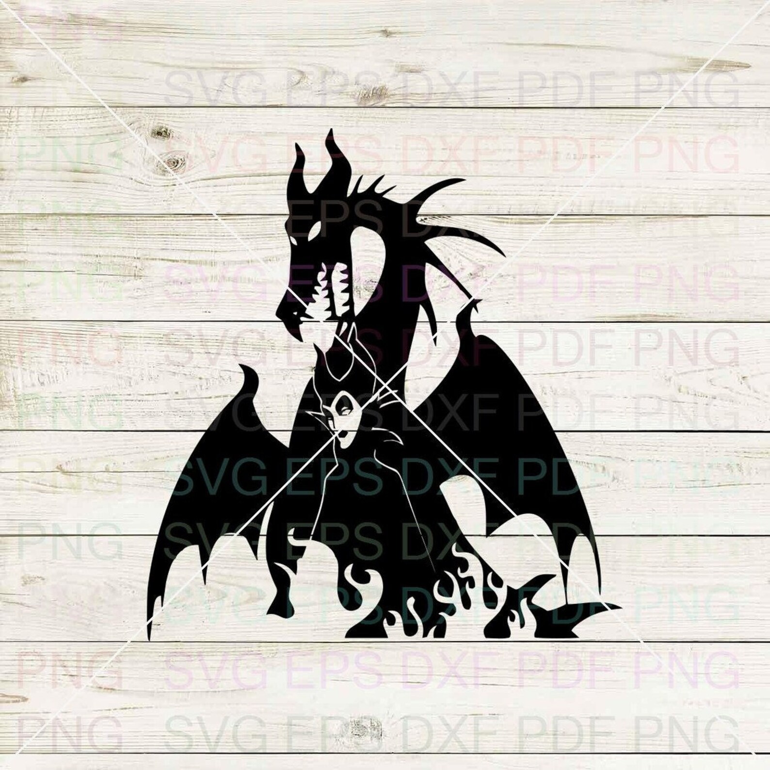 Maleficent Silhouette Printable