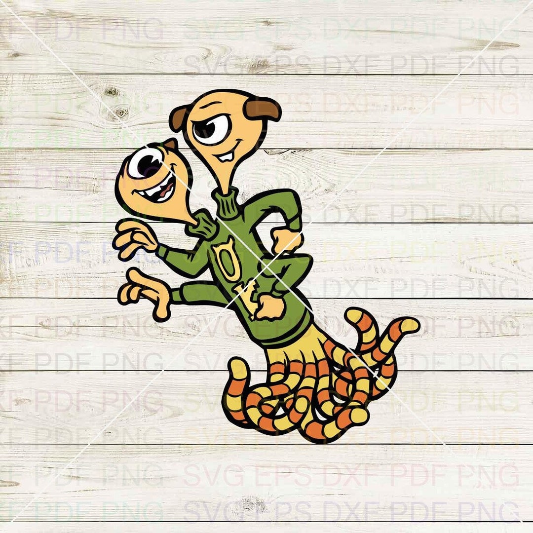 Terri_and_terry_perry_monsters_inc_016 Svg Dxf Eps Pdf Png - Etsy