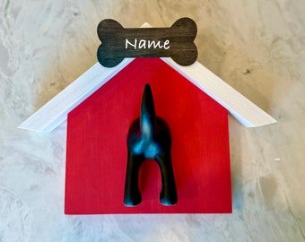 Personalized Dog Hook; Leash Holder; Wall Hook for Dogs; Custom Dog Bone Leash Hook - Personalized Pet Accessory for Wall Mounting