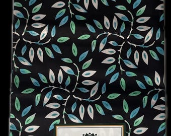 Tela nigeriana Ankara, 6 yardas, Ankara original, estampado africano, algodón, azul/blanco