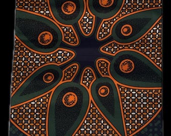 Tela nigeriana Ankara, 6 yardas, Ankara original, estampado de tela africana, HITARGET, algodón