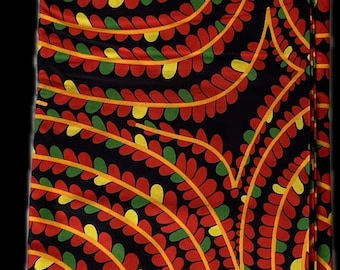 Tela nigeriana Ankara, 6 yardas, Ankara original, estampado africano, Jessica Wax, algodón