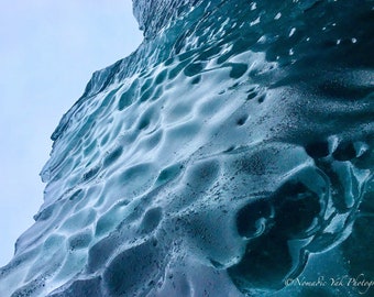 Icelandic Glacial Ice - Digital Print, Nature Photography, Icelandic Photography, Glacier