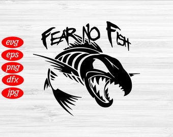 Download Fear No Fish Svg Etsy