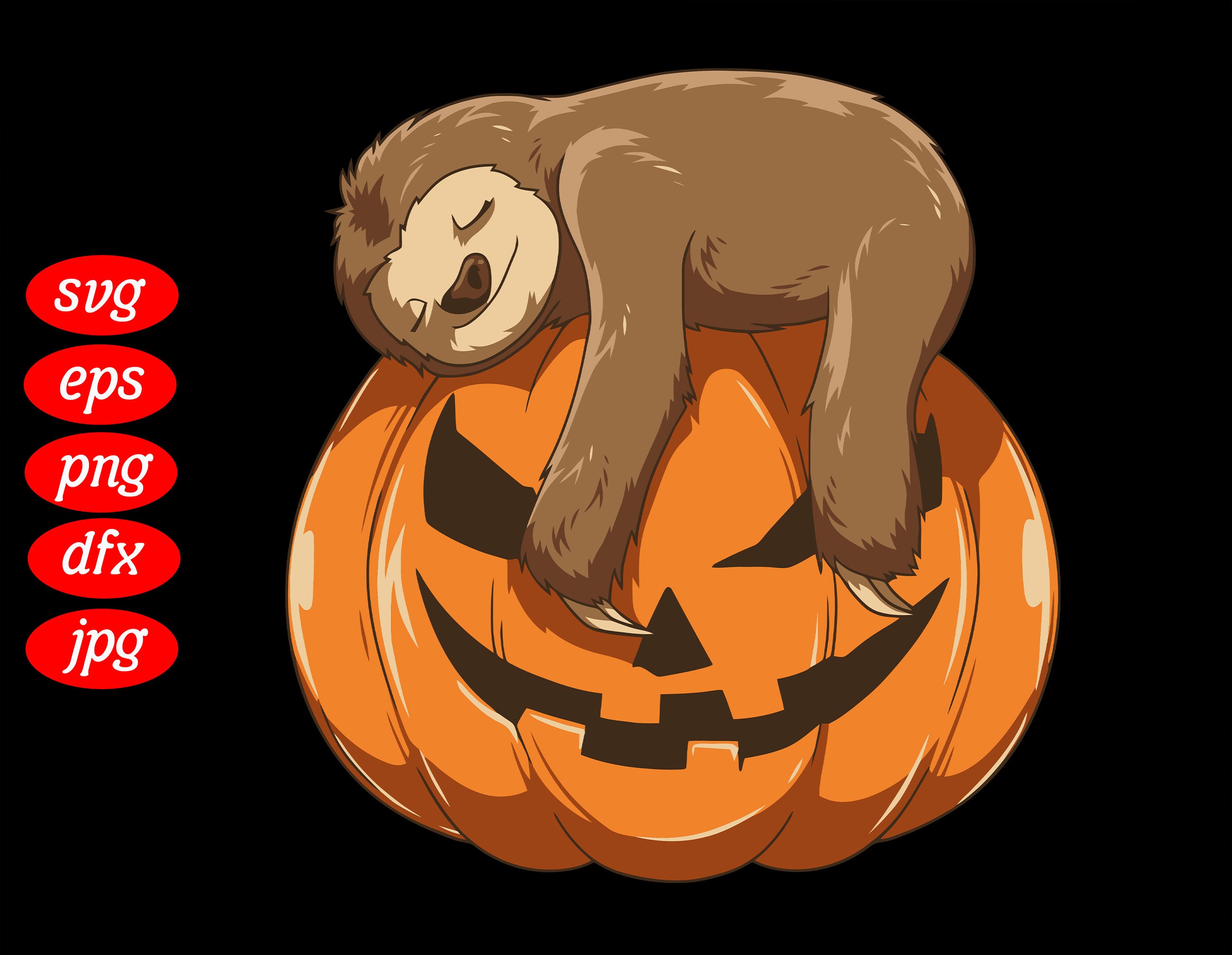 Sloth Pumpkin SVG Halloween Svg Trick Or Treat Svg Etsy sloth-pumpkin-svg-halloween-svg-trick-or-treat-svg-etsy