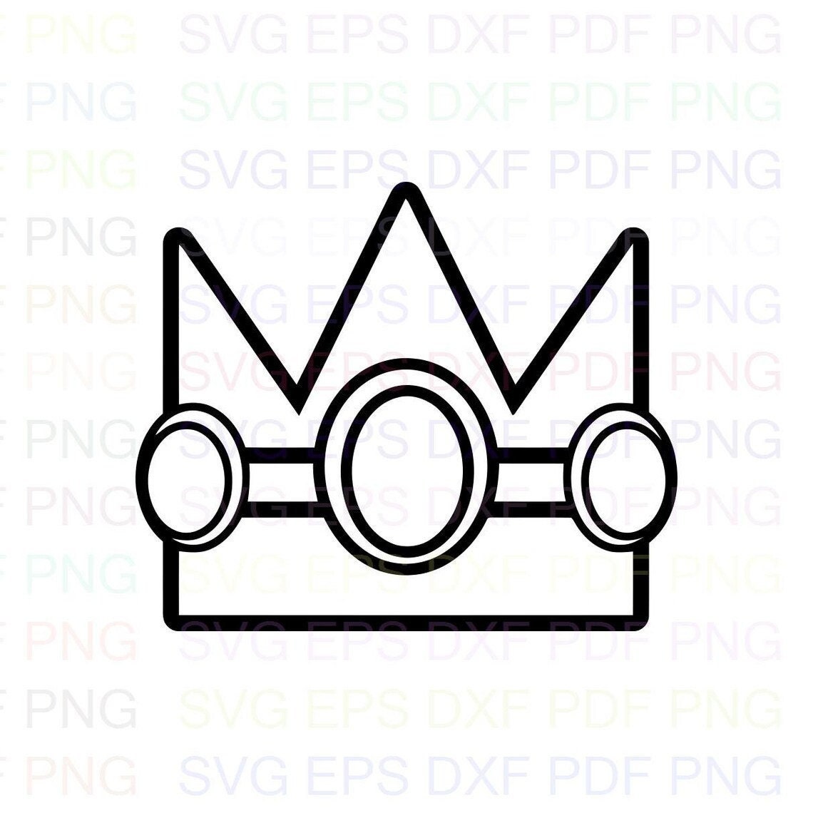 Princess_peach_crown Esquema Svg Dxf Eps Pdf Png Cricut Etsy México Princess_peach_crown Esquema Svg Dxf Eps Pdf Png Cricut Etsy México