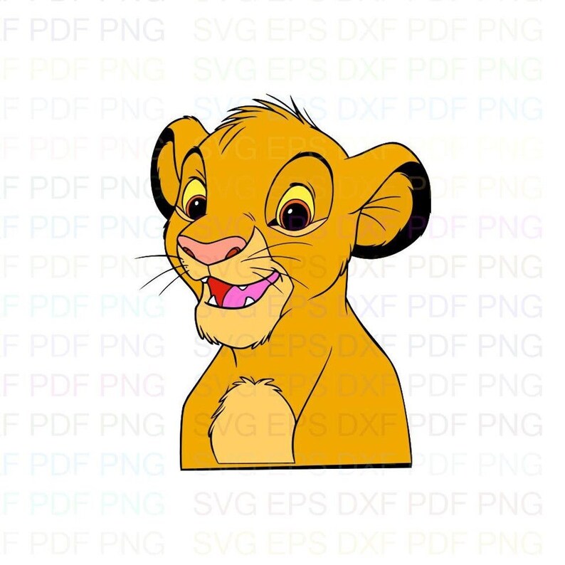 Simba_the_lion_king_14 Svg Dxf Eps Pdf Png Cricut Cutting - Etsy Australia