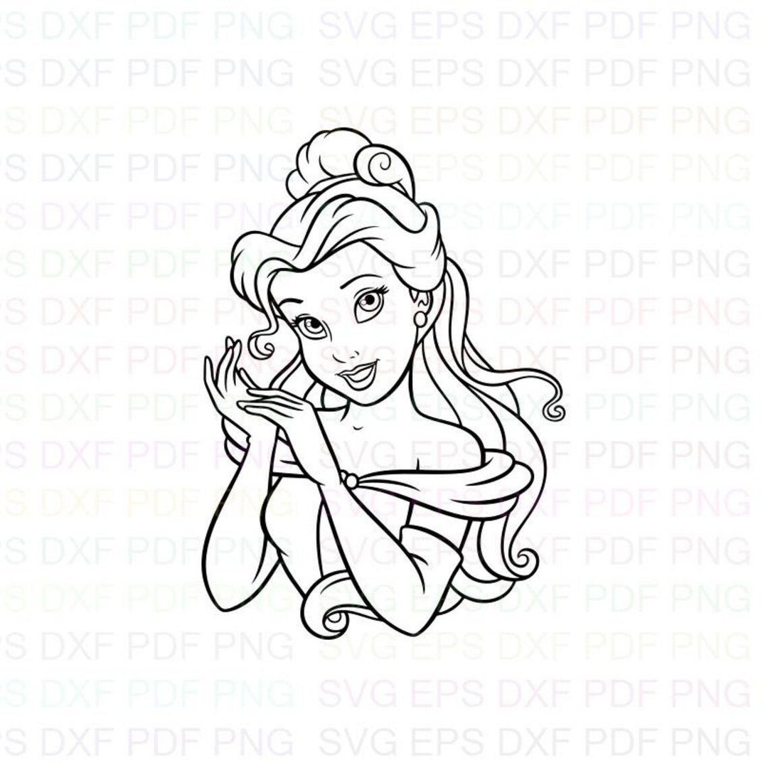 Belle beauty and the beast Outline Svg Dxf Eps Pdf Png Etsy belle-beauty-and-the-beast-outline-svg-dxf-eps-pdf-png-etsy