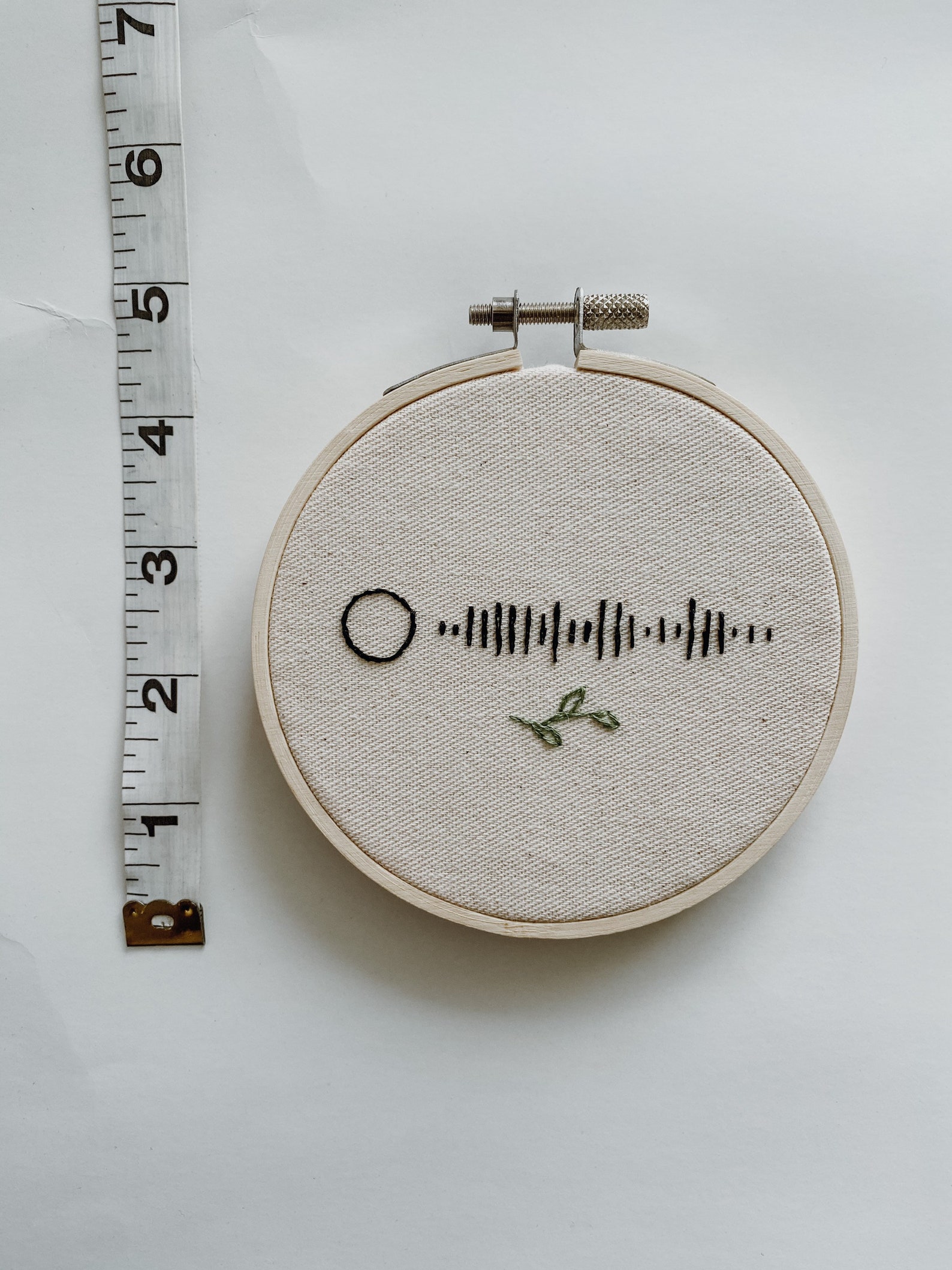 Spotify Code Custom Spotify Code Hand Embroidery Hoop Etsy