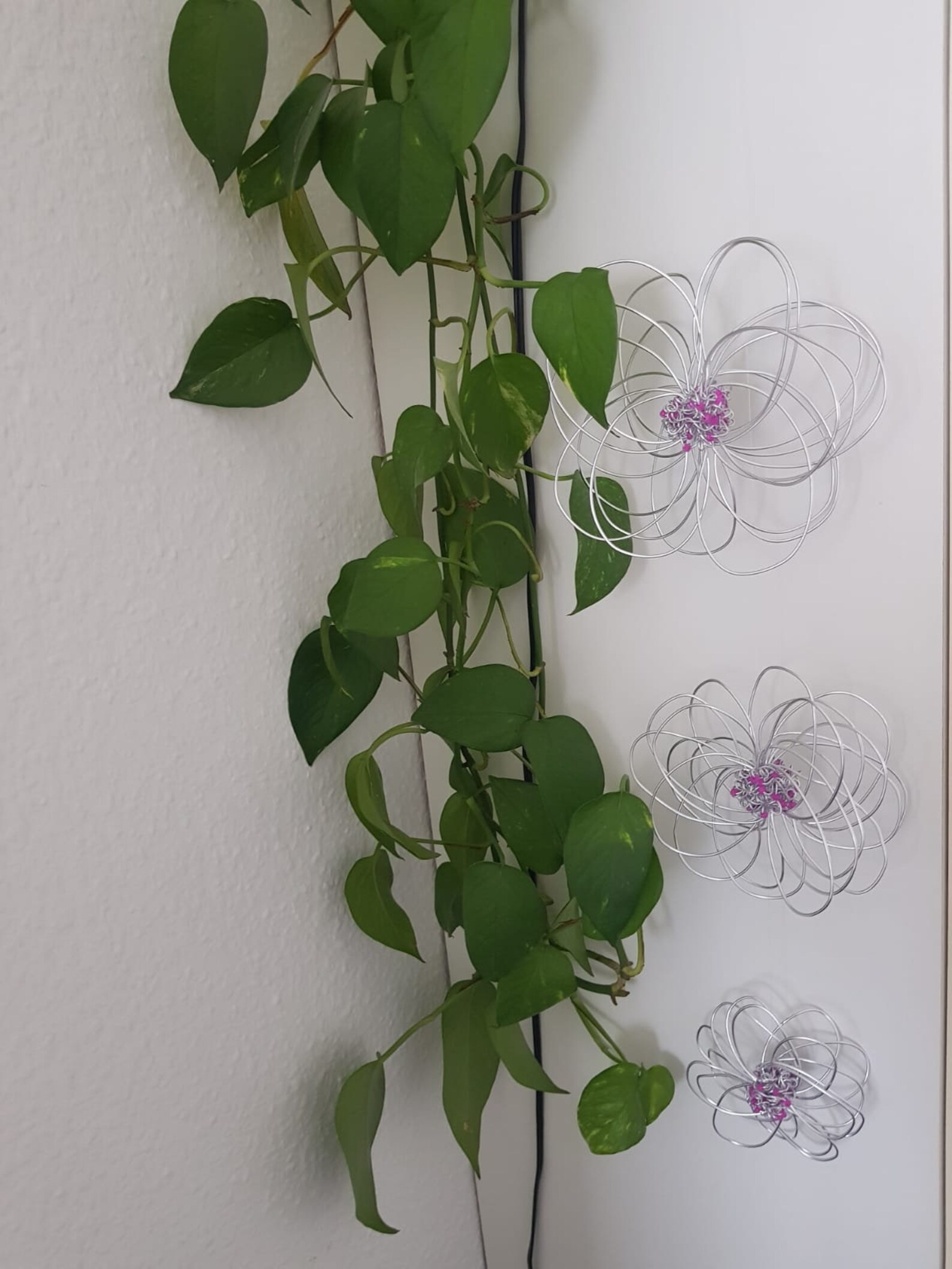 Fensterdeko Fensterhänger Blumen ganzjährig Wanddeko