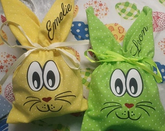 Easter bag with name, Easter bunny bag personalized, rabbit bag, Easter basket, Easter nest, Easter, children, gift idea, souvenirs