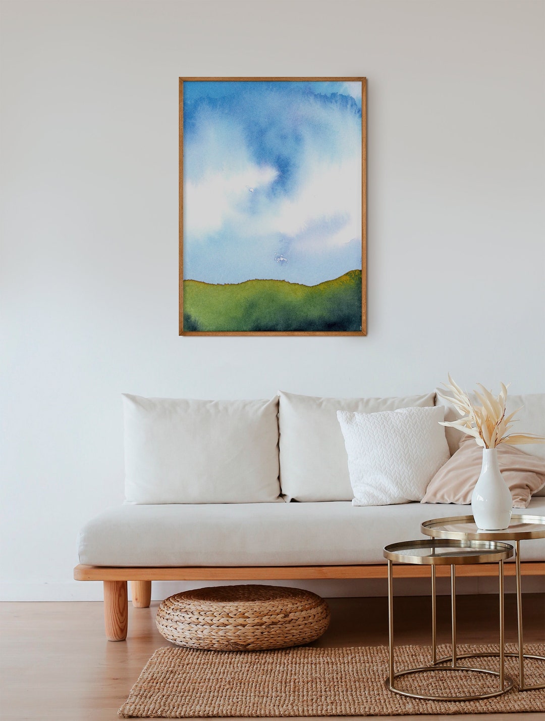 Printable Abstract Painting, Minimalist Wall Art, Abstract Landscape
