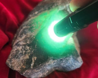 Icy Blue Guatemalan  jadeite jade stone 1195 grams