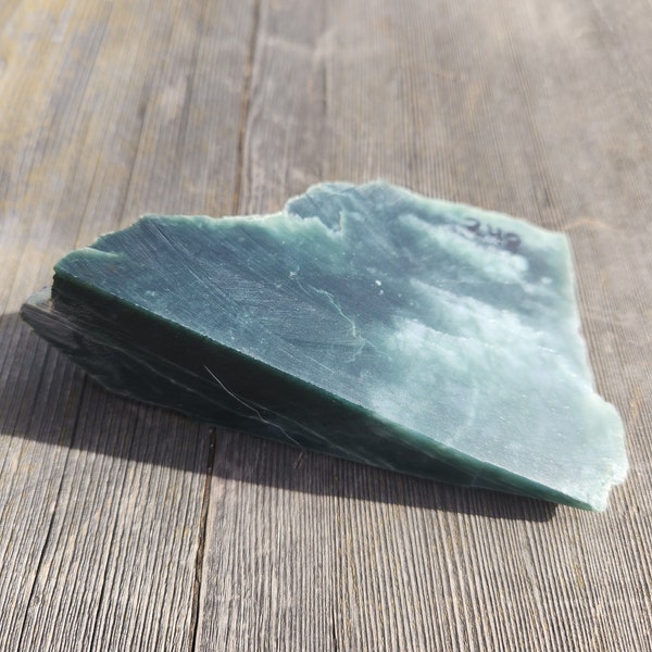 Dark Blue Guatemalan  jadeite block 248 grams