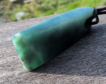 Guatemalan navy blue jadeite adze