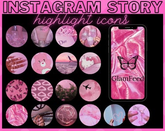 18 pink aesthetic Instagram story highlight covers