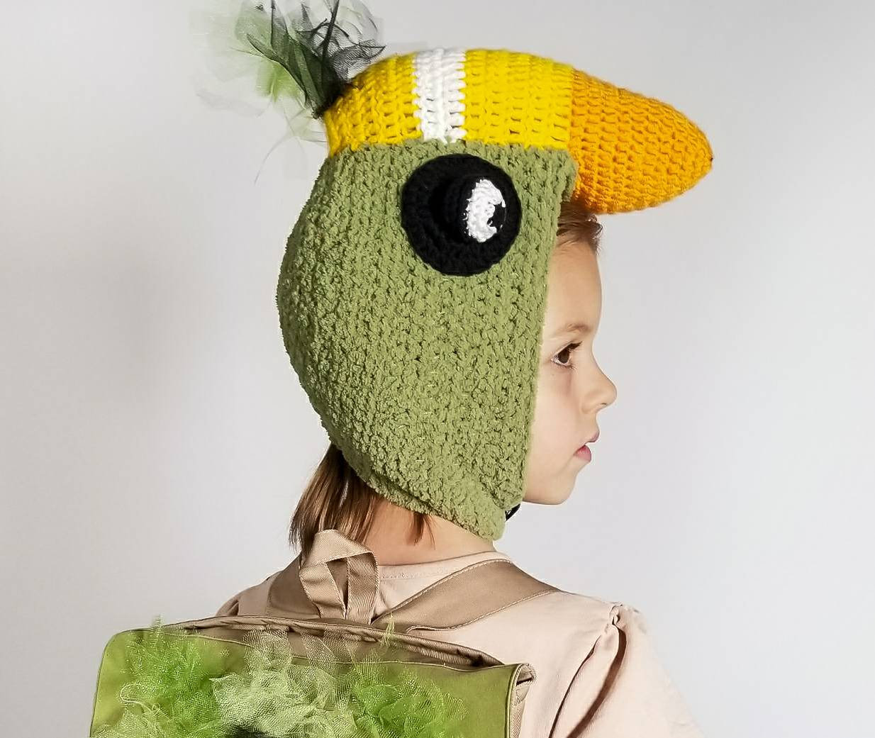 Troodon Dino Hat for Kids - Etsy display picture 1