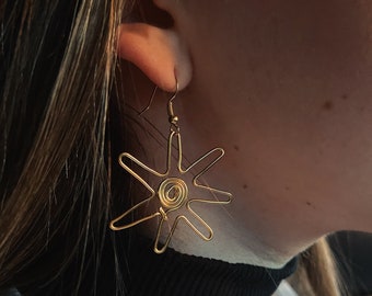 Sun Burst Earrings