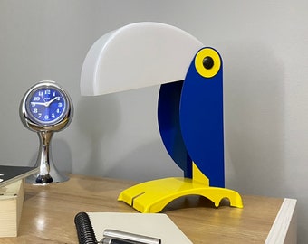 Lampada da tavolo, fantastico arredamento per la casa pop art, lampada per uccelli, modello da collezione, nuova produzione, lampada da scrivania retrò