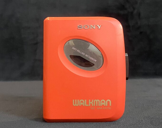 Vintage Sony Walkman Cassette Player, Vintage Tape, Rare and