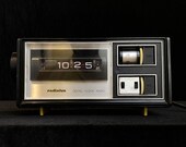 Vintage Flip Clock, Rolling Clock and Radio, Antique Clock, Rare and Collectible Model, Fully Working