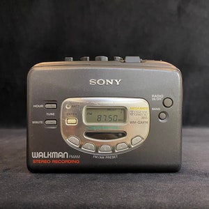 Vintage Sony Walkman Cassette Player, AM/FM Band Radio, Sony Recorder Model, Vintage Tape, Rare and Collectible Model, Fully Working image 1