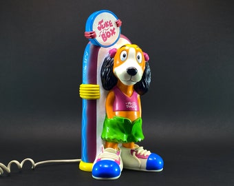 1980s Telephone, Vintage Juke Box and Doggie Theme Phone, Retro Landline Telephone, Rare and Collectible, Fully Working, Funny Telephone