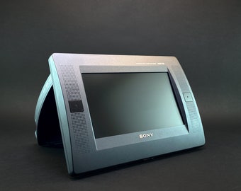 Reproductor de DVD portátil Sony, reproductor de CD, reproductor de MP3, reproductor de CD de vídeo Sony Dolby Sound vintage con pantalla, raro y coleccionable, totalmente funcional