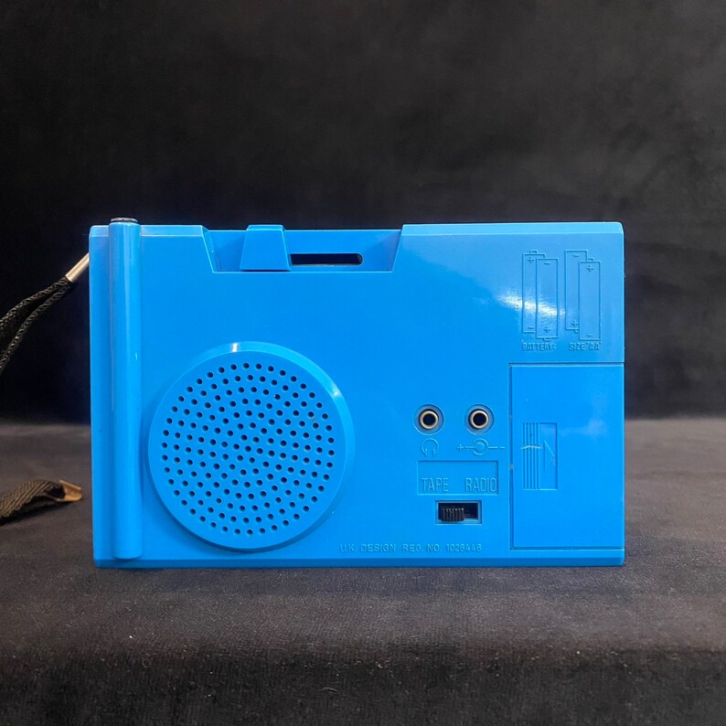 Vintage Cassette Player Vintage Radio With Speaker Pop Art Etsy