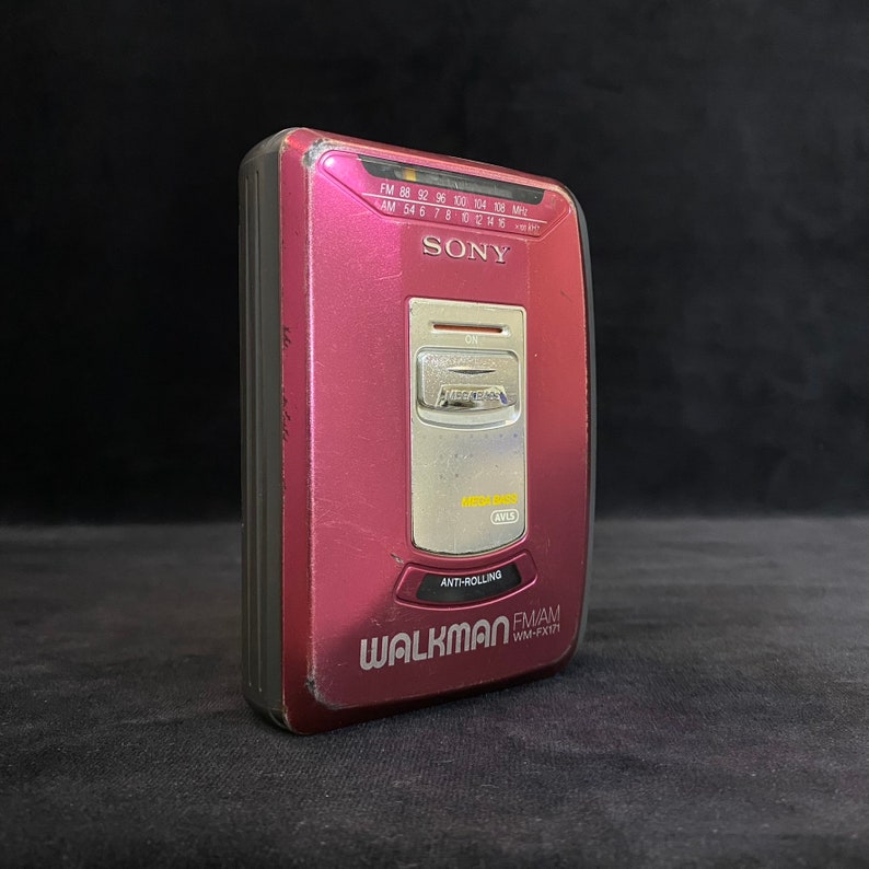 Vintage Sony Walkman Cassette Player AM/FM Band Radio Etsy