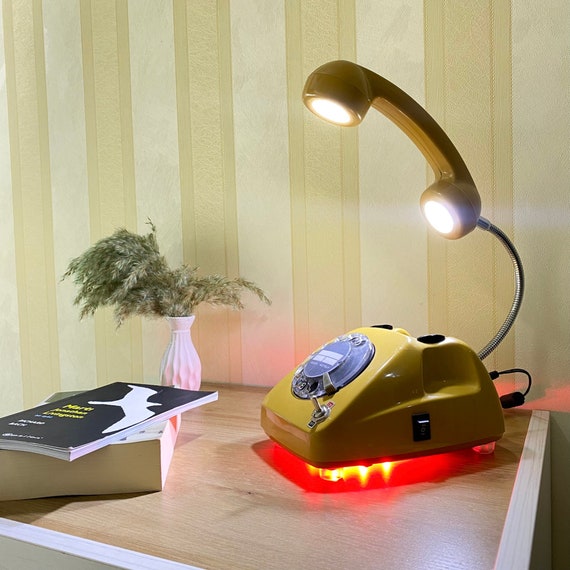 Vintage Phone Lamp Retro Lamp Phone Home Decor Desk Lamp