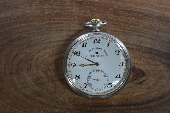 Orologio da tasca ZENITH vintage raro orologio da tasca | Etsy Italia