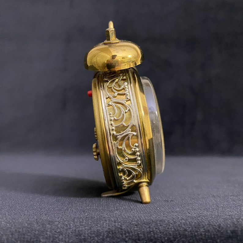 Vintage JERGER Table Clock Germany Clock Collectible Rare Etsy