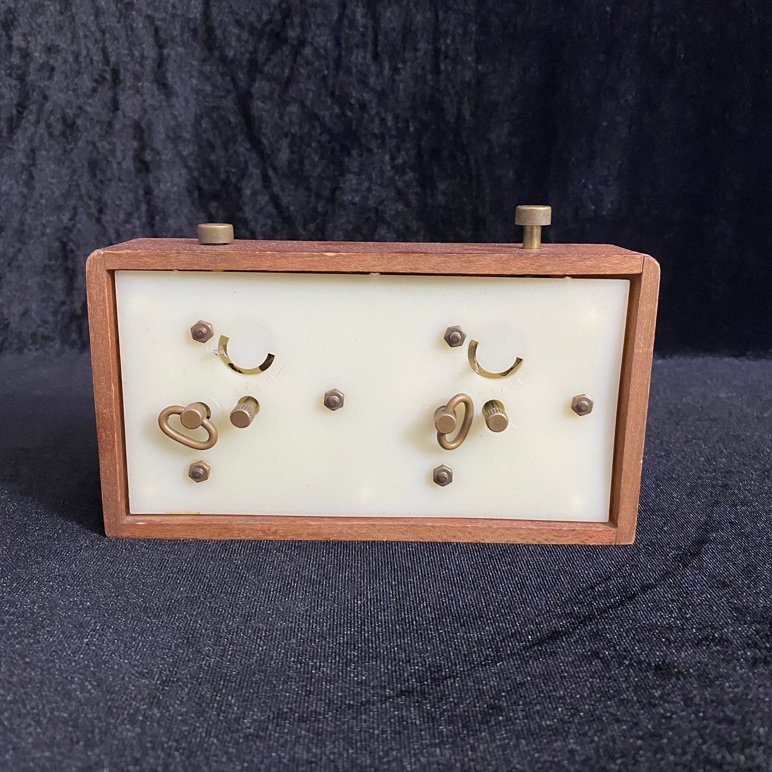 Vintage Wood Chess Clock Etsy