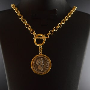 Ancient Roman Emperor's Julius Caesar Pendant Necklace | Etsy