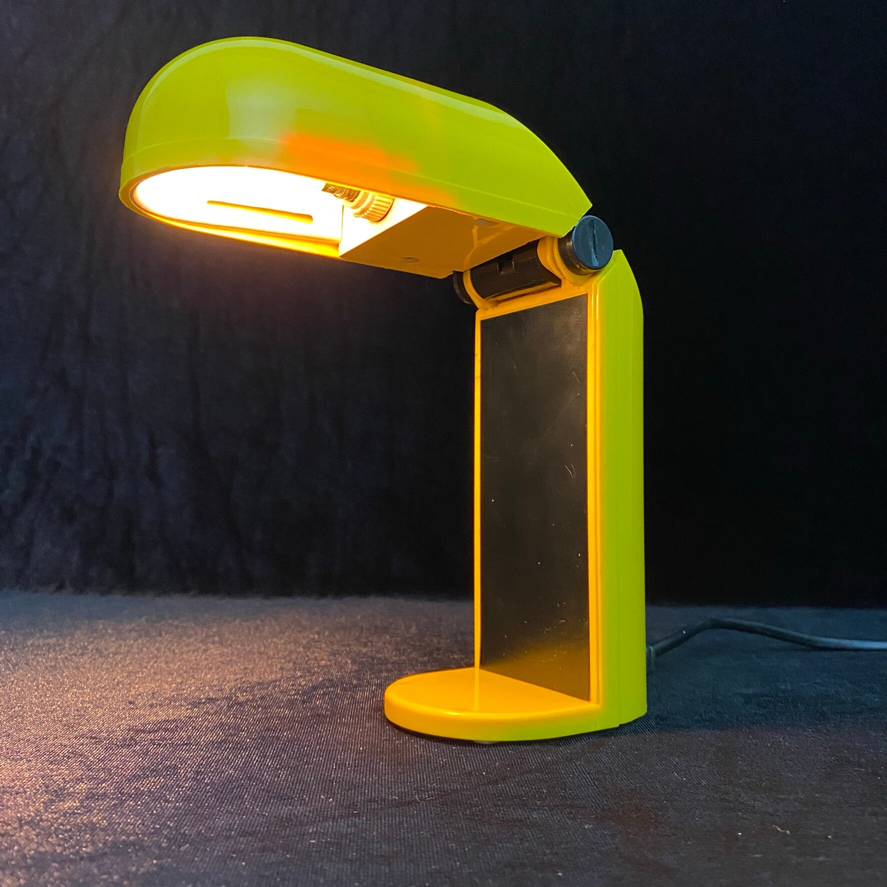 Vintage Table Lamp Space Age Design Foldable Desk Lamp Pop