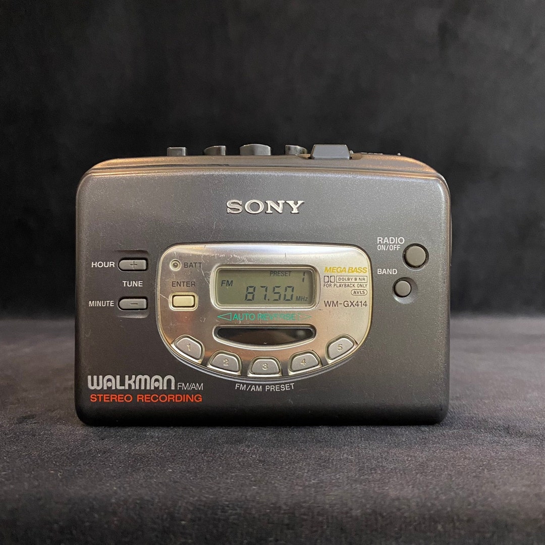 Sony Walkman Cassette Player Vintage Sony Walkman Cassette Player, AM/FM Band Radio, Sony Recorder