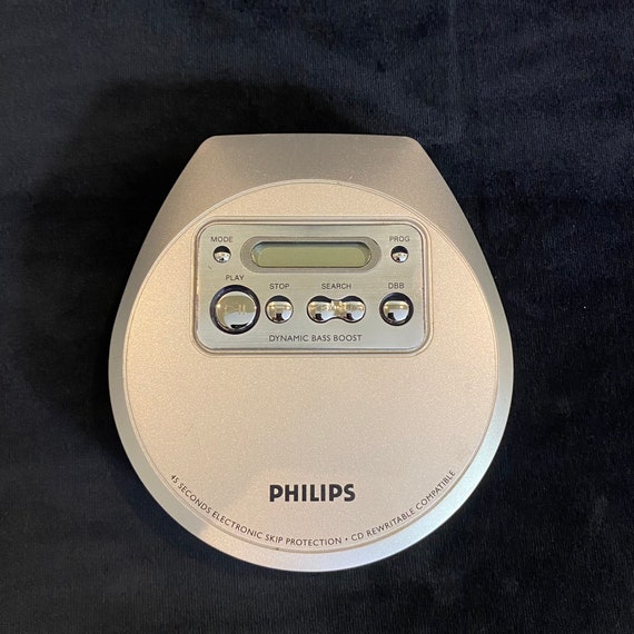 Lecteur CD PHILIPS vintage, lecteur de disque vintage, Discman